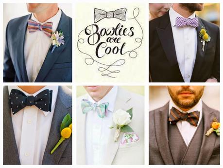 ¡Si! a los novios con pajarita
