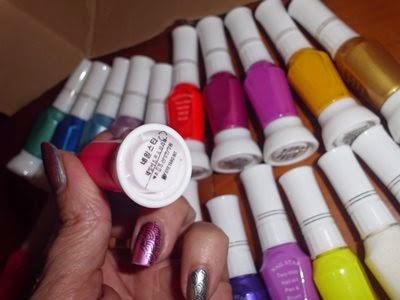 lote de esmaltes de colores