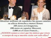gasta Infanta: euros Llongueras, zapatos Mascaró, 5.000 Liceo Francés...