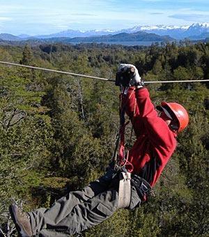 Turismo aventura en Bariloche.