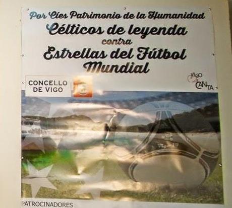 Célticos de leyenda y estrellas del fútbol juegan hoy en Coruxo