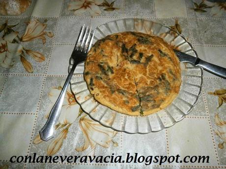 TORTILLA DE ESPÁRRAGOS VERDES