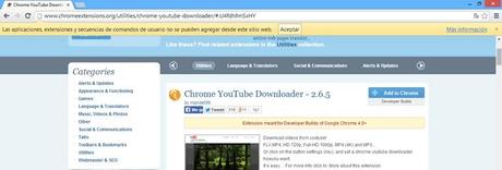 Como instalar extensiones en Google Chrome fuera de la Web Store