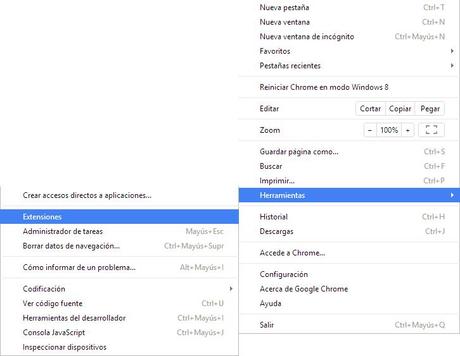 Como instalar extensiones en Google Chrome fuera de la Web Store