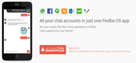 loqui Loqui IM, cliente de mensajeria con soporte Whatsapp para Firefox OS