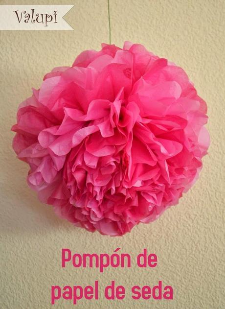 DIY - Tutorial paso a paso para un pompón de papel de seda DIY - Tutorial paso a paso para un pompón de papel de seda