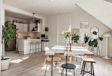 UNA BUHARDILLA FRESCA Y BLANCA