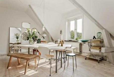 UNA BUHARDILLA FRESCA Y BLANCA