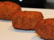 Croquetas jamon, queso provolone gorgonzola