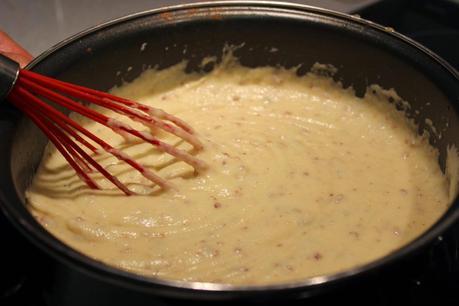 Croquetas de jamon, queso provolone y queso gorgonzola