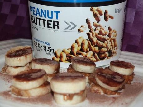 ¡Nueva receta sana! Snack para deportistas: Bocaditos de Peanut Butter y plátano