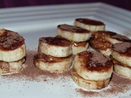 ¡Nueva receta sana! Snack para deportistas: Bocaditos de Peanut Butter y plátano