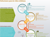 Aplicaciones biotecnología vida cotidiana, infografía Elodie Brans