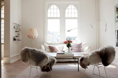 Decoracion clasica, estilo nordico. Un calmado piso en Malmö