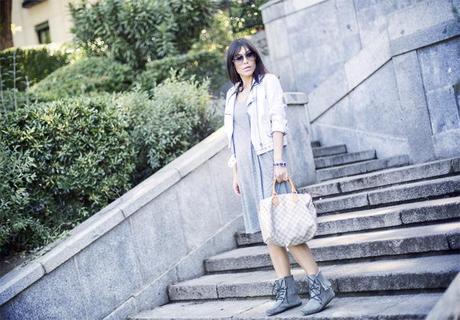 street style barbara crespo cami midi dress the corner fashion blogger outfit blog de moda