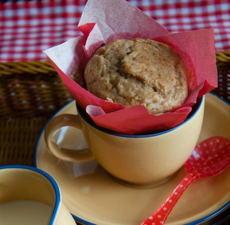 Muffins de Plátano, Canela y Chips de Chocolate