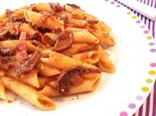 Macarrones salsa setas secas