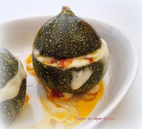 Calabacines rellenos de bacalao