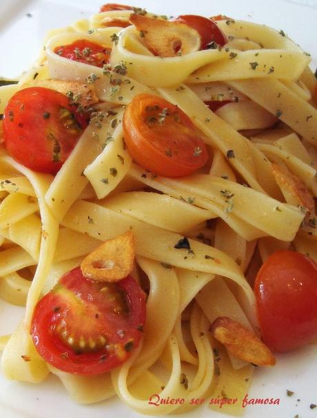 Cintas de pasta a la romana