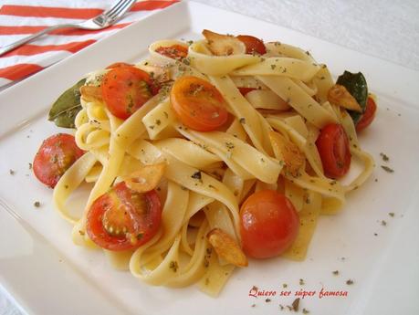 Cintas de pasta a la romana