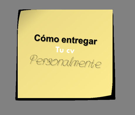 Recopilatorio: Post sobre curriculum entregar el cv