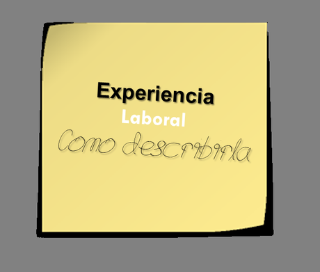 Recopilatorio: Post sobre curriculum experiencia laboral