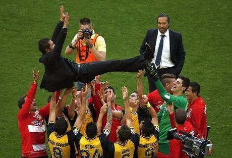 El Cholo Simeone y su Atlético de Madrid, la sorpresa de este año futbolístico. se acabó Se acabó... Diego Simeone Atletico de Madrid Liga Espanola PREIMA20140517 0095 32