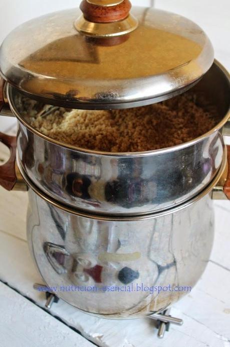 Cuscús marroquí de verduras y garbanzos