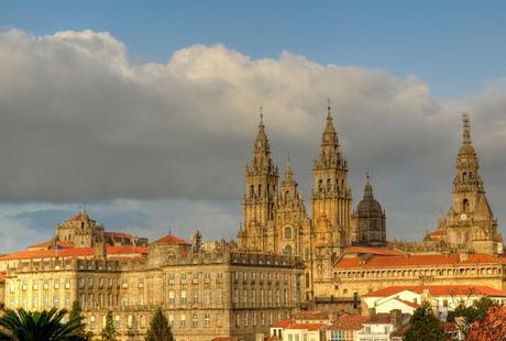 Santiago de Compostela en Galicia, España