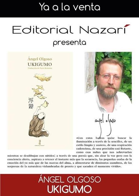 Ukigumo, angel olgoso, editorial nazari, poemario, bilingüe hispanoitaliana