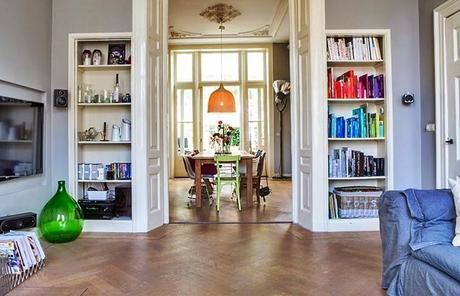 Casa #ecléctica con muuuuucho color!