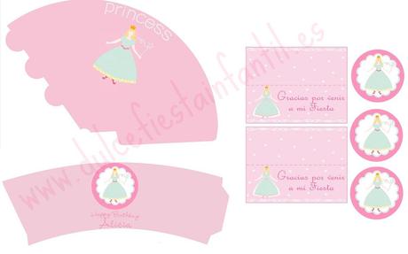 kit imprimible Princesa
