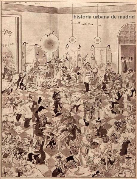 Estampas. Madrid pueblo: La peluquería, en sábado