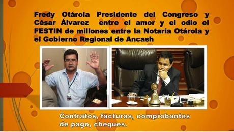 FESTIN de millones entre la Notaria Otárola y el Gobierno Regional de Ancash