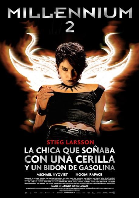 LIBRO DE CINE, MILLENNIUM 2: LA CHICA QUE SOÑABA CON UNA CERILLA Y UN BIDÓN DE GASOLINA