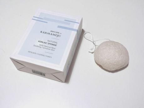 Limpieza facial con esponja natural Karmameju
