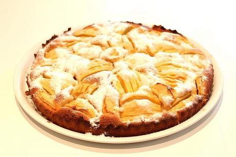 bizcocho con manzanas