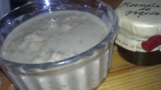 arroz con leche con cafe