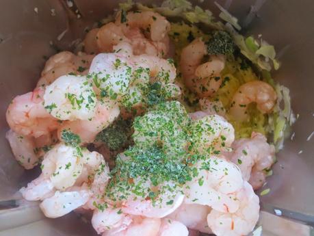 Pastelitos de gambas o langostinos