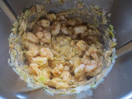 Pastelitos de gambas o langostinos