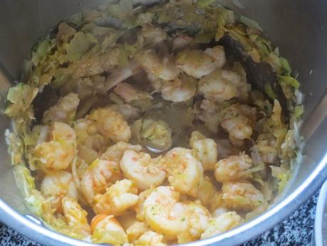 Pastelitos de gambas o langostinos