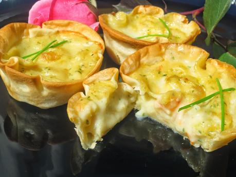 Pastelitos de gambas o langostinos