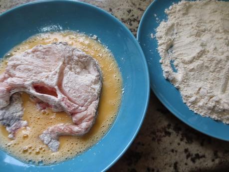 Merluza a la romana con almejas olla GM