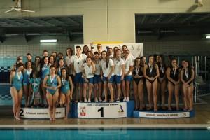 Podio Andaluz juvenil femenino.