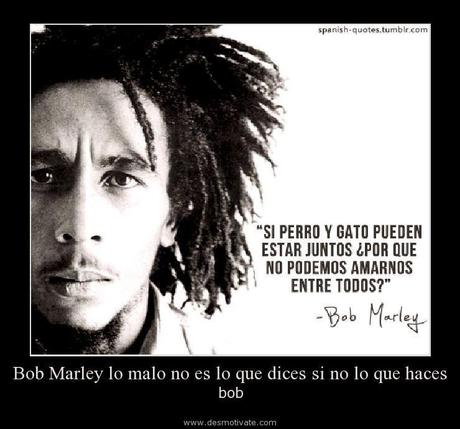 Imagen De Bob Marley Y Frases Para Compartir