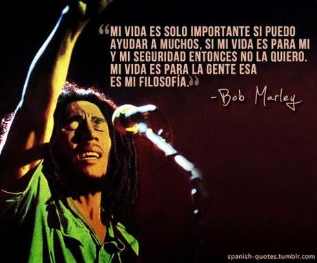 Imagen De Bob Marley Y Frases Para Compartir