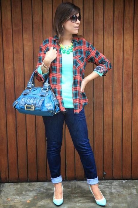 Mis looks, tendencias la camisa a cuadros, coco jolie, gap, fashion blogger
