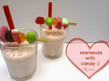 Merienda con chuches :)