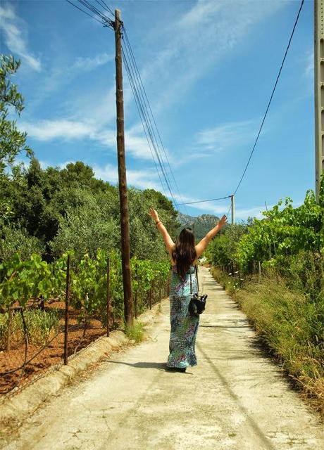 Long Dress through the village
