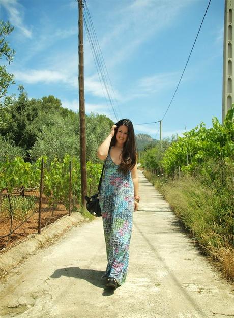 Long Dress through the village